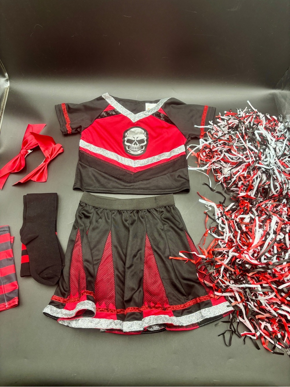 Spooktacular Creations Girls Zombie / Bad Spirit Cheerleader Costume - Size S